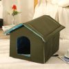 Stray cat and dog removable and Waterproof house; The best gift for a stray cat and dog; pet cage; removable and washable tent