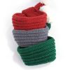 Pet knit Christmas scarf Creative teddy scarf cat dog pet supplies pet clothing dog scarf; cat scarf