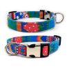 Dog Print Adjustable Collar; suitable For Large & Small Dogs