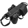 Tactical Dog Harness With Pouches; Adjustable Harness With 3 Detachable Pockets