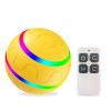 Interactive Dog Chew Toy Ball; Dog Balls Toy; USB Rechargeable Electric Pet Toy With LED Light
