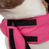 Touchdog Lightening-Shield Waterproof 2-in-1 Convertible Dog Jacket w/ Blackshark technology