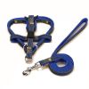 Pet Dog Chest Back Leash Set Adjustable Dogs Chest Back Traction Rope Puppy Pet Nylon Durable Outdoor Walking Rope Chain Belt