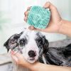 1PC Pet Bath Brush; Dog Silicone Bath Brush; Multifunctional Grooming Brush
