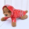 S-XL Pets Dog Raincoat Reflective Strip Dog RainCoat Waterproof Jackets Outdoor Breathable Clothes For Puppies