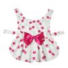Summer Dog Dress; Pet Clothes With Bow Floral Pattern; Dog Skirt For Small & Medium Dogs