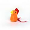 Blue/Orange Plush Cartoon Chick Pet Toy With Catnip Cute Interactive Kitten Puppet Toys Chew And Anti-boring Pet Game Supplies