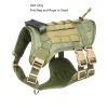 Universal Outdoor Dog Harness With Pet Leash And Snap Shackle Hitched Loop For Dogs