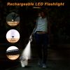 Retractable Dog Leash with LED Light for Small Medium Dogs;  QKAMOR 16FT/5M;  360Â¬âˆž Tangle-Free Reflective Heavy Duty Nylon Tape Up to 66 lbs Dogs