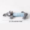 1PC Pet Chewing Toy Four-legged Long Pet Plush Squeaky Dog Toy Bite-Resistant Clean Dog Puppy Training Toy Pet Supplies