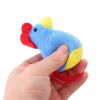 Blue/Orange Plush Cartoon Chick Pet Toy With Catnip Cute Interactive Kitten Puppet Toys Chew And Anti-boring Pet Game Supplies