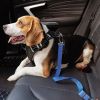 Adjustable Pet Safety Belt Leash; Dog Car Seat Belt For Dogs & Cats Outdoor Travelling
